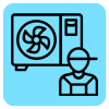 External unit repairs icon for durability in Dubai